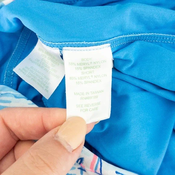 Lilly Pulitzer Womens Skort Size M Blue Luxletic Active Preppy Coastal Tennis - Picture 6 of 6